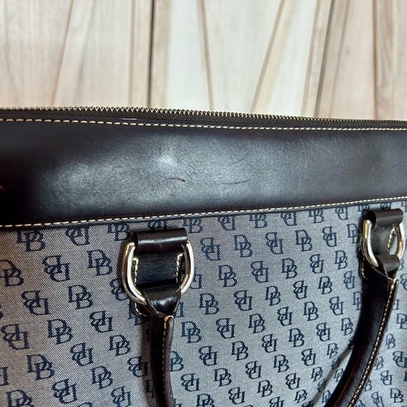 Authentic Dooney & Bourke Double Pocket Tote - Picture 6 of 12
